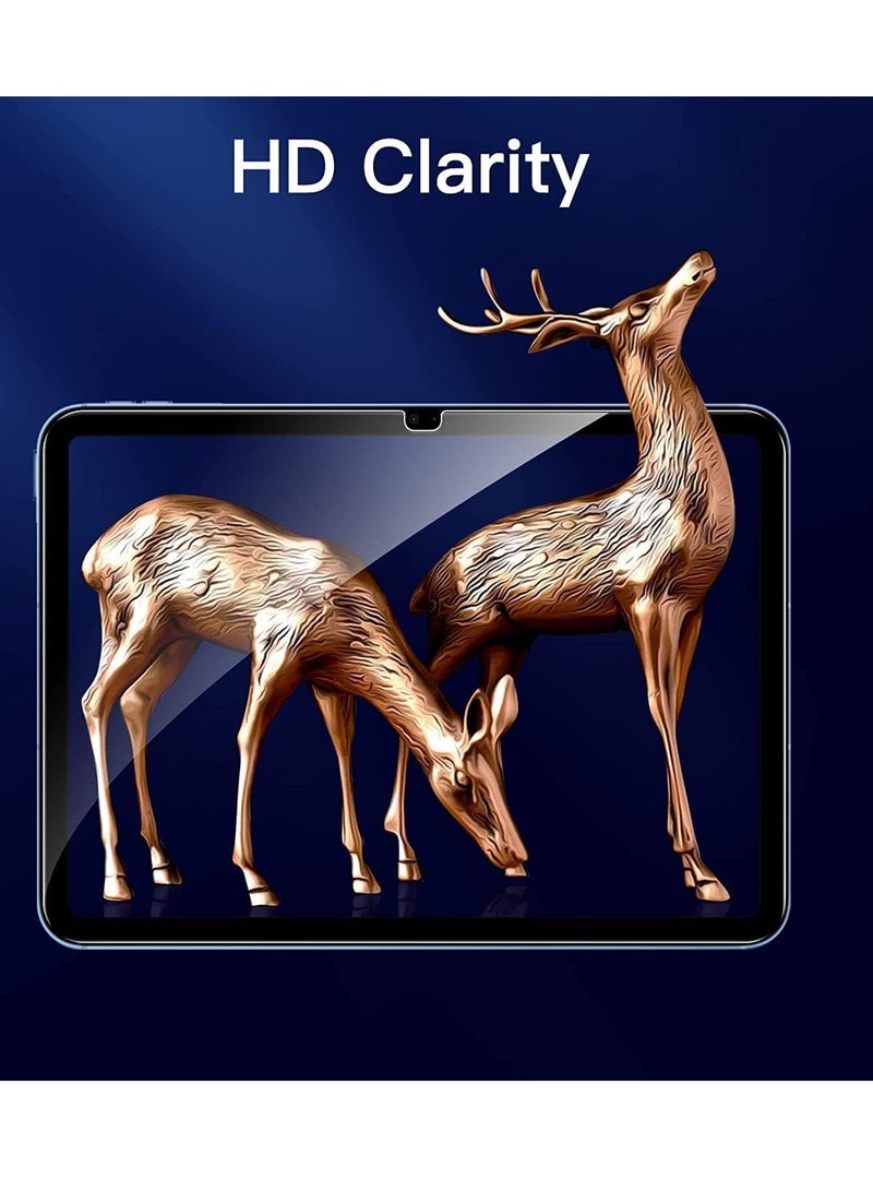 DUSALA Screen protector for iPad 10.9 inch 2022 10th Generation Edge to Edge Full Screen Coverage Anti Scratch Tempered Glass 2 Pack - Image 3