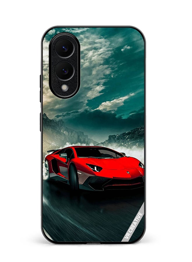 VR CREATIVE Protective Case Cover For Samsung Galaxy S25 Edge Lambo1 Design Multicolour