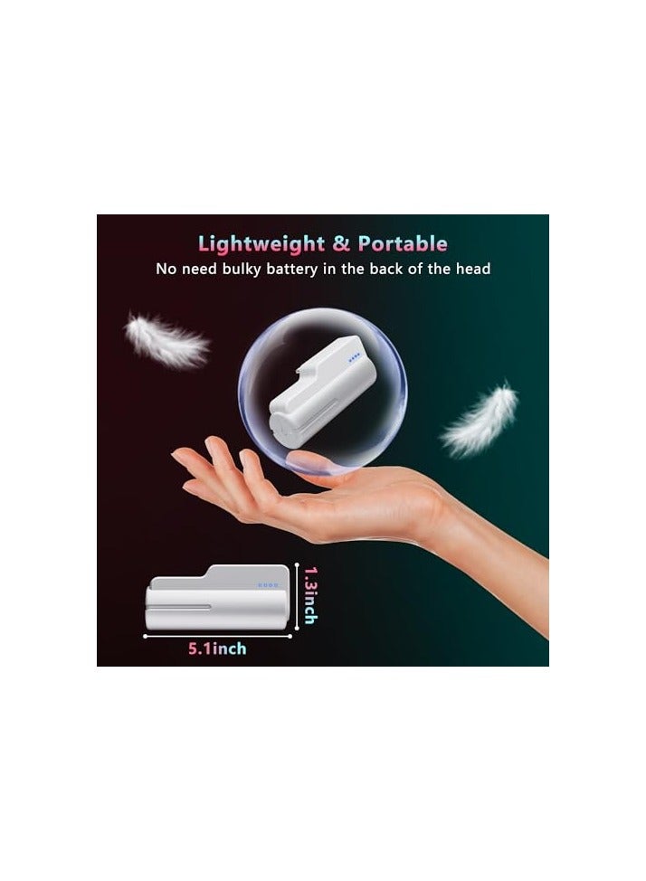 erorex Battery Pack for Quest 2/ Quest 3 18W 5000mAh Head Strap Accessories Compatible - Image 2