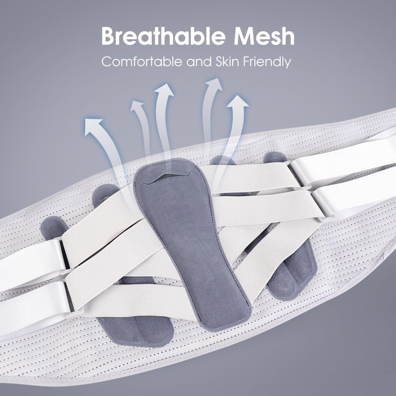 RESTCLOUD Back Brace for Lower Back Pain  Lumbar Support Brace Pain Relief for Women and Men  Ideal for Lower Back Pain  Sciatica  Scoliosis and Lifting at Work (XX-Large) - Image 4