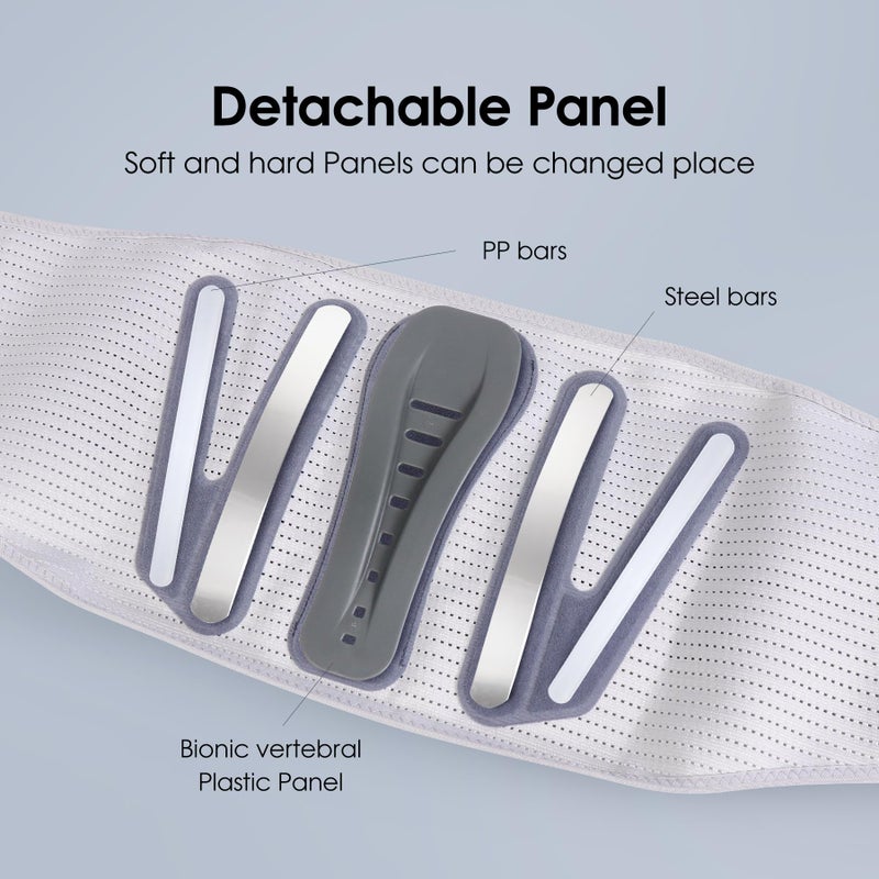 RESTCLOUD Back Brace for Lower Back Pain  Lumbar Support Brace Pain Relief for Women and Men  Ideal for Lower Back Pain  Sciatica  Scoliosis and Lifting at Work (XX-Large) - Image 3