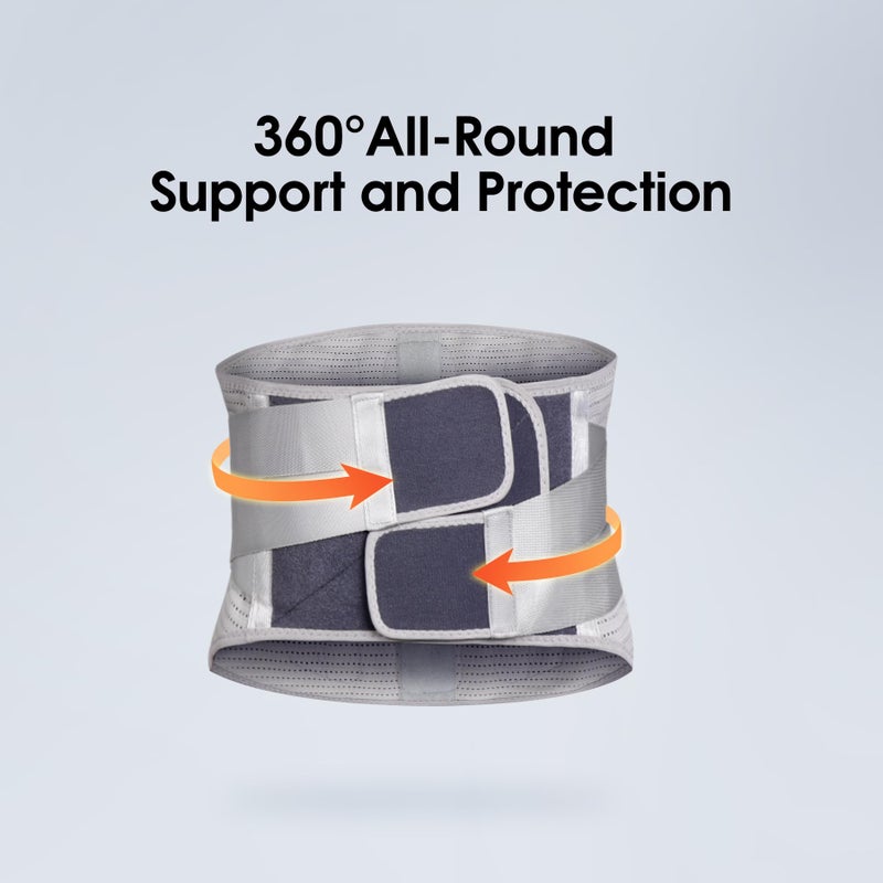 RESTCLOUD Back Brace for Lower Back Pain  Lumbar Support Brace Pain Relief for Women and Men  Ideal for Lower Back Pain  Sciatica  Scoliosis and Lifting at Work (XX-Large) - Image 2
