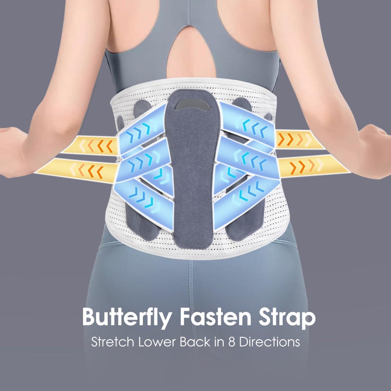 RESTCLOUD Back Brace for Lower Back Pain  Lumbar Support Brace Pain Relief for Women and Men  Ideal for Lower Back Pain  Sciatica  Scoliosis and Lifting at Work (XX-Large) - Image 5