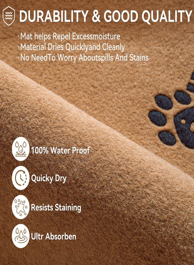YDKGL Dirt Trapping Outdoor Welcome Mats, 24x35 Durable Non-Slip Door Mat Outside Entrance, Low Profile Easy Clean Doormat for Patio Porch Front Indoor Entryway, Brown - Image 4