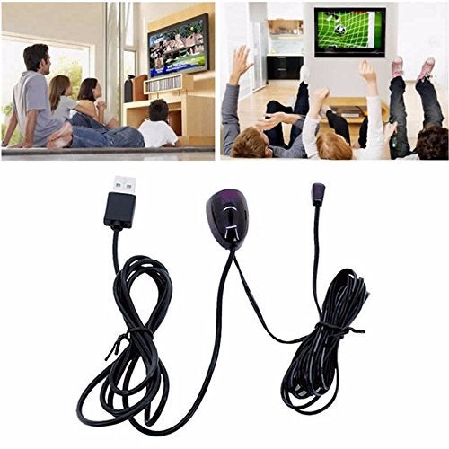 HOUSON USB Powered IR Repeater Cable, All in One Infrared Remote Control Extender with Signal Receiver Emitter Single Transmitter Wire Cord System Kit - Image 3