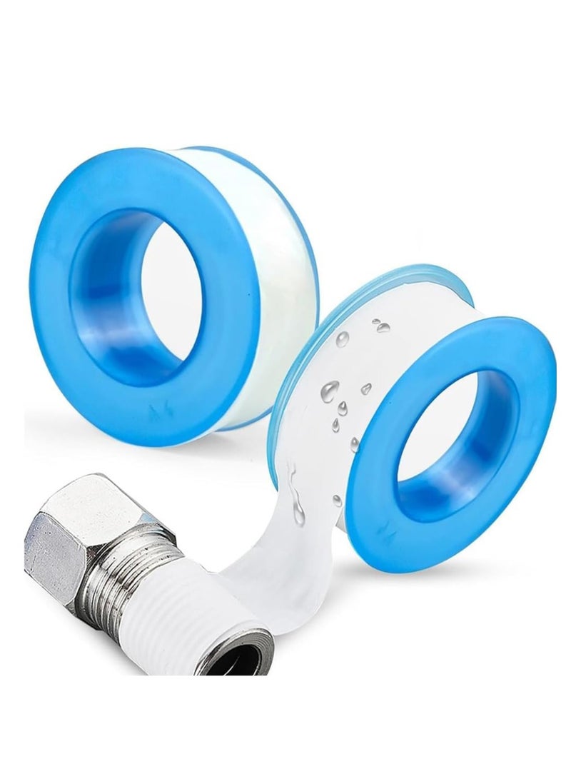 Teflon Tape, Teflon PE Sealant Tape, Water Pipe Sealant Tape 1/2 in x 500 in (2 Pack) - Image 1
