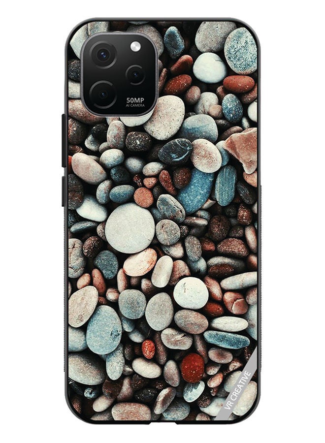 VR CREATIVE Protective Case Cover For Huawei Nova Y61 Pebbles Design Multicolour - Image 1