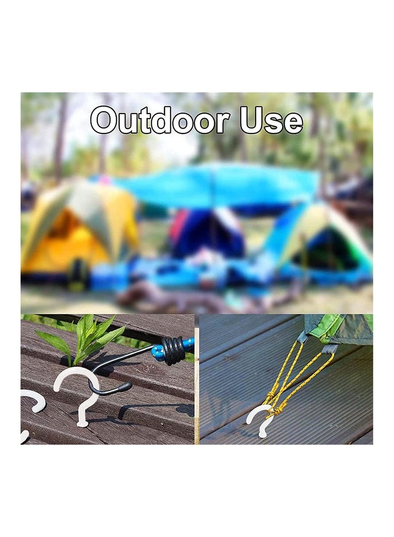 Ceiling Hooks 10 Pcs 2.9 Inch Vinyl Coated Planter Hanging Hooks Ceiling Cup Hooks for Hanging Plants Mugs Wind Chimes Utensils Indoor and Outdoor Use - Image 3