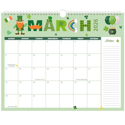 Chambom 2026 Calendar - 18-Month Wall Calendar 2026-2027 from Jan. 2026 - Jun. 2027, 2026 Wall Calendar, 11.5" x 14.5", Calendars with Unruled Blocks, Holidays, Thick Paper for Organizing & Planning - Image 1