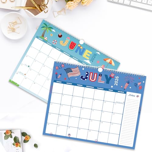 Chambom 2026 Calendar - 18-Month Wall Calendar 2026-2027 from Jan. 2026 - Jun. 2027, 2026 Wall Calendar, 11.5" x 14.5", Calendars with Unruled Blocks, Holidays, Thick Paper for Organizing & Planning - Image 3
