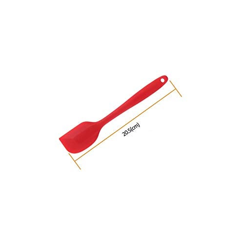 P-Plus International Silicone Non-Stick Heat Resistant Kitchen Utensil| Spatula Big 27cm+Spatula Small 20.6cm|Pack of 2 RED - Image 3