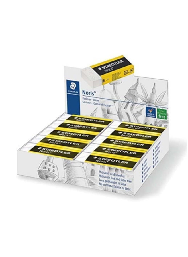 ستدلر ممحاة بلاستيك مطاطية من ستيدلر نوريس - عبوة من 20 PCS