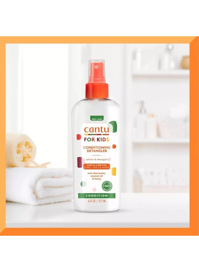 Cantu Care for Kids Conditioning Detangler, 6 Fl Oz (Packaging May Vary) - Image 4