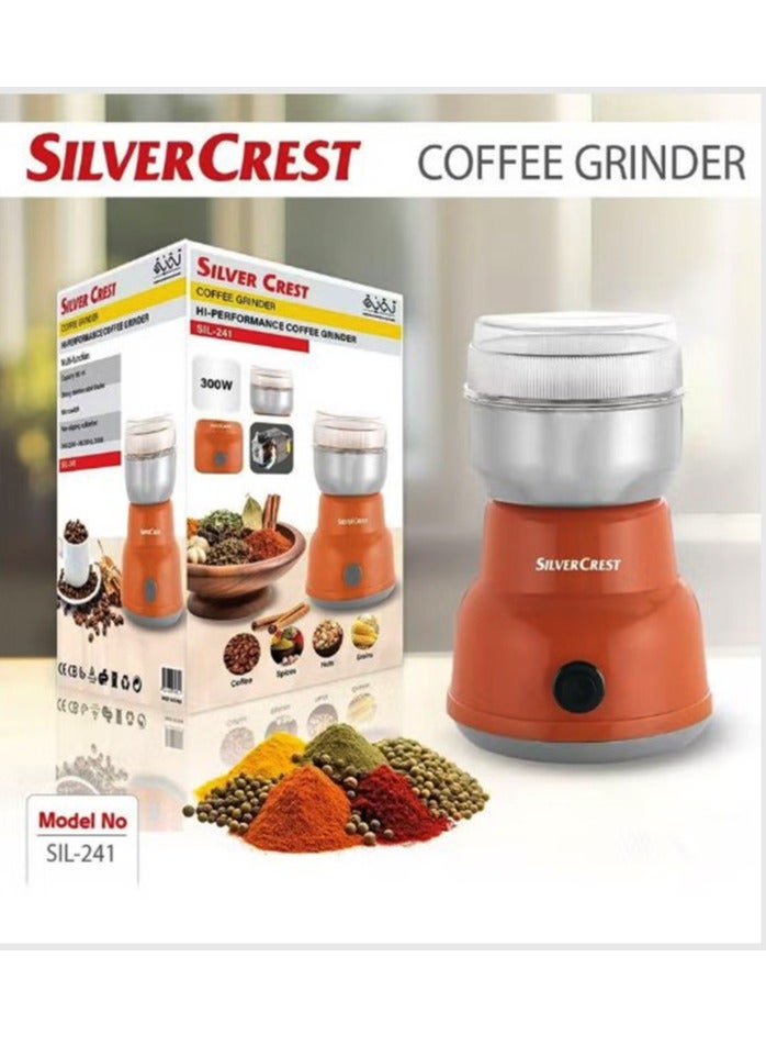 Silver Crest SIL-241 Coffee and Spice Grinder  Stainless Steel - Image 1