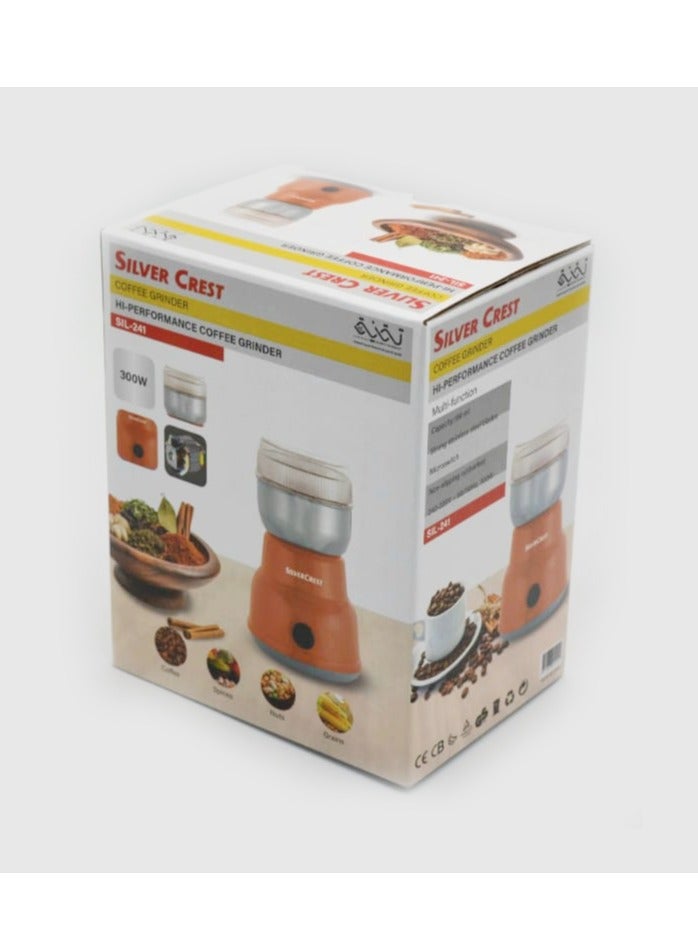 Silver Crest SIL-241 Coffee and Spice Grinder  Stainless Steel - Image 3