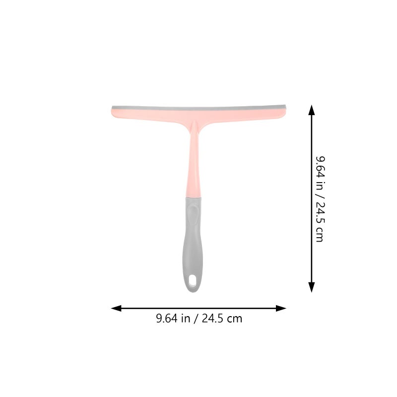 3 Pack Glass Squeegee Set Multipurpose Window Cleaner with Rubber Blade for Bathroom Shower and Office Random Color - Image 3