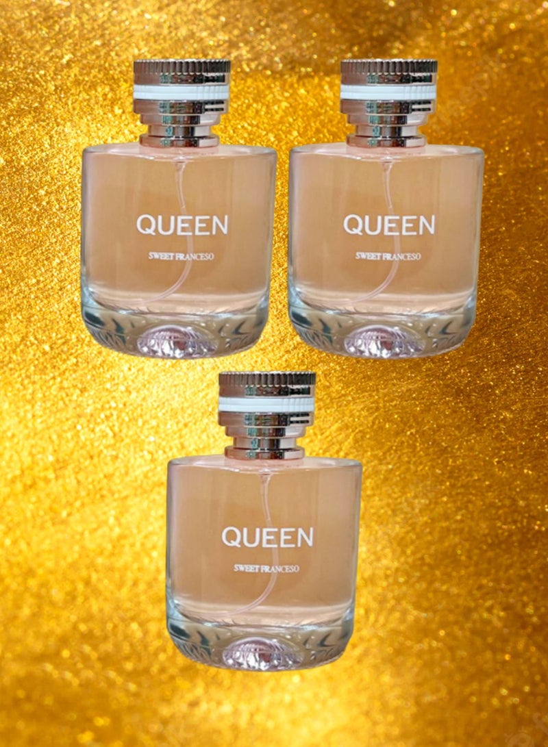 Queen 3 Pieces The Fragrance For Women QUEEN EDT 100 Ml - Image 1
