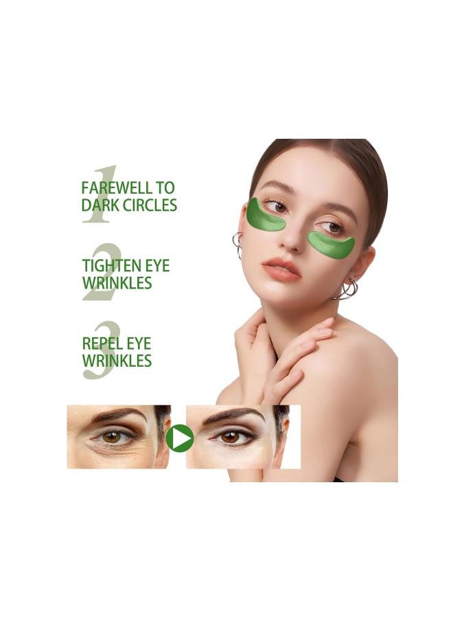 Generic - Seaweed Tightening Eye Mask, Anti-Wrinkle Hydrating Eye Patches, Under Eye Patches for Puffy Eyes, Reduce Wrinkles Under Eye Bags (120PCS) - Image 1