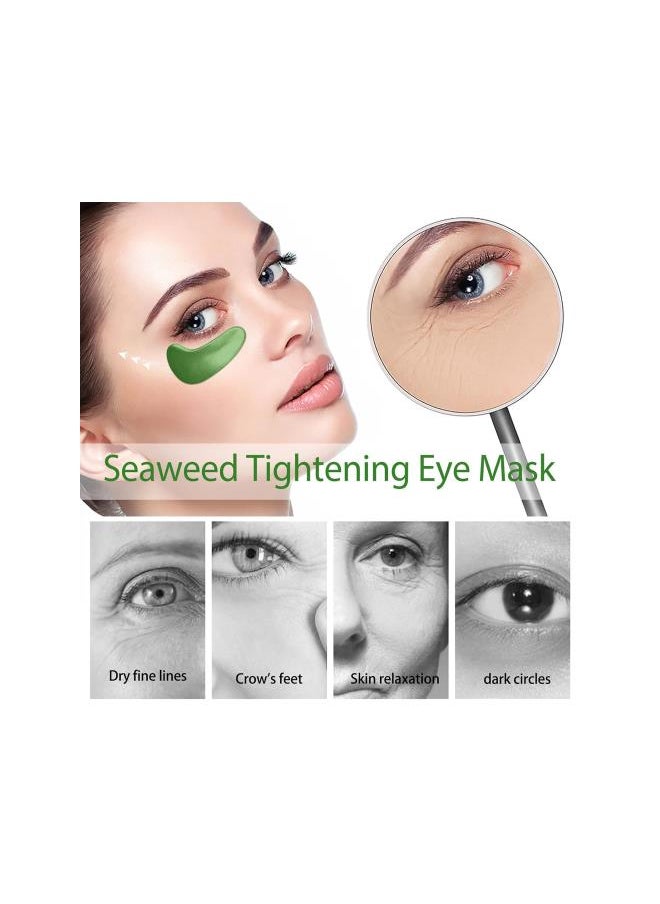 Generic - Seaweed Tightening Eye Mask, Anti-Wrinkle Hydrating Eye Patches, Under Eye Patches for Puffy Eyes, Reduce Wrinkles Under Eye Bags (120PCS) - Image 1