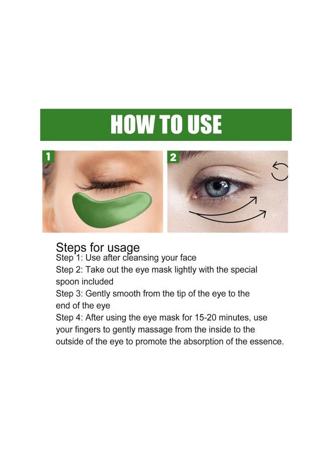 Generic - Seaweed Tightening Eye Mask, Anti-Wrinkle Hydrating Eye Patches, Under Eye Patches for Puffy Eyes, Reduce Wrinkles Under Eye Bags (120PCS) - Image 1