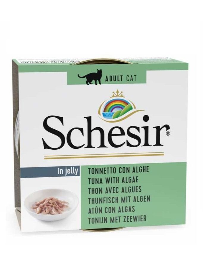 Schesir Tuna With Algae Cat Wet Food - Image 1
