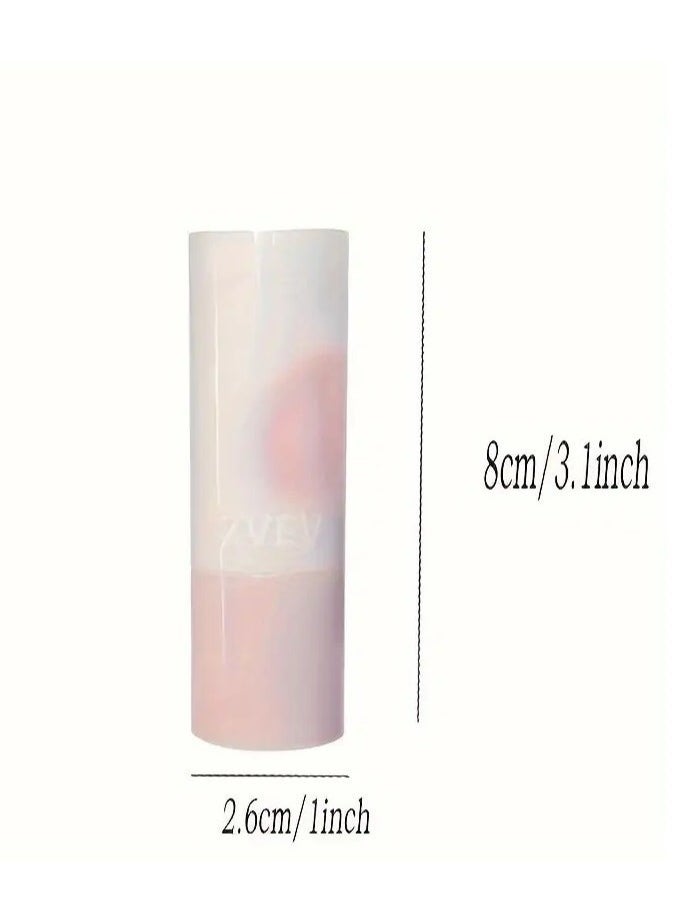 ZVEV 1 pc Peachy Glow Cream Blush Stick - Soft, Glide-On, Easy Application for Beginners - Natural Shade, Precision Applicator for Flawless Definition #01  - Image 2
