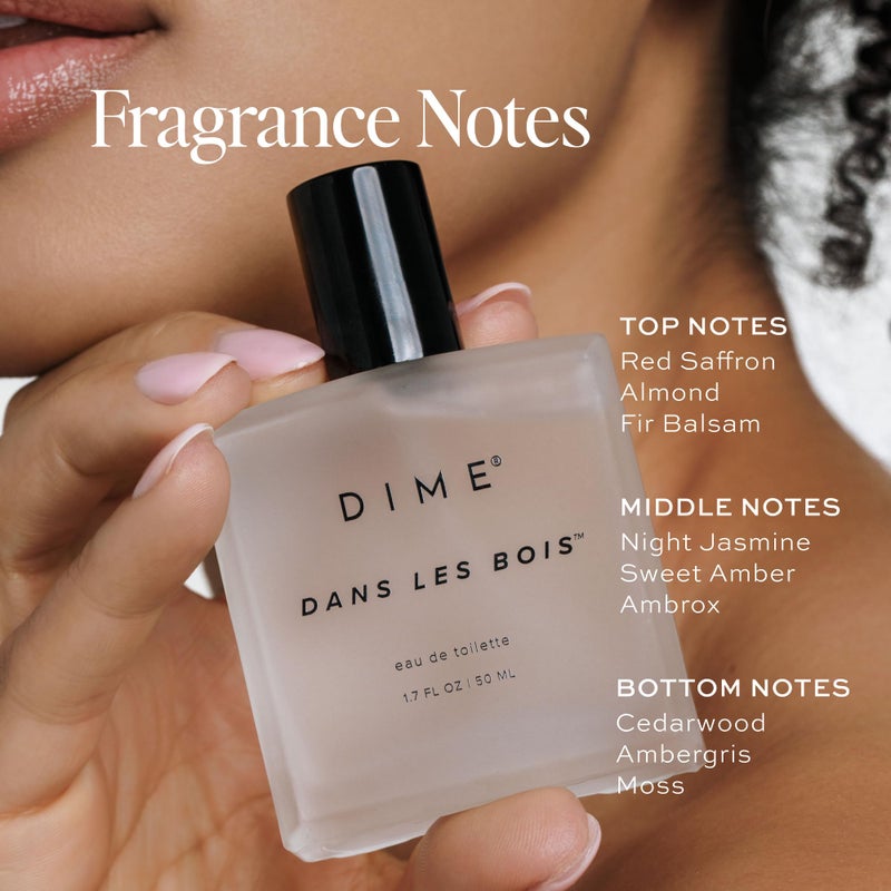 Dime Beauty Perfume Dans Les Bois, 1.7 oz / 50 ml - Feminine and Bold Scent, Hypoallergenic, Clean Perfume, Eau de Toilette For Women - Image 3