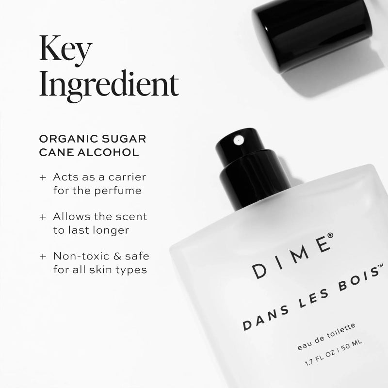 Dime Beauty Perfume Dans Les Bois, 1.7 oz / 50 ml - Feminine and Bold Scent, Hypoallergenic, Clean Perfume, Eau de Toilette For Women - Image 4