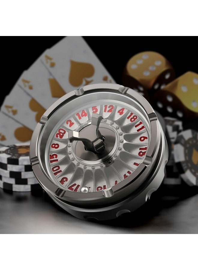 DNDND Roulette D20 Dice,50Mm Metallic D20 Dnd Dice With Gorgeous Gift Box For Dungeons And Dragons And Table Game (Black With Red Num) - Image 5