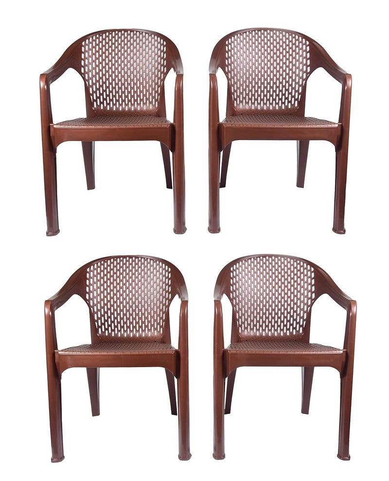 Comfort Creation Antique Chair with Fully Comfort Weight Bearing Capacity 200 kg Supreme Class Chair Pack of 4 - Image 1