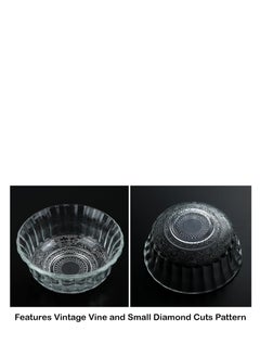 Clear Textured Glass Bowls Mini Bowls for Prep Desserts Dips Ice Cream Yogurt Fruit Dips Candy Nuts Snack Prep Bowls Salad Bowls for Kitchen Set of 6 - pzsku/ZCFE107F7A79F0FA66000Z/45/_/1709626112/ff5201fe-c0ce-4f89-8421-ecee25308ea0