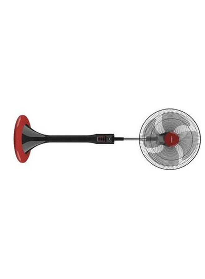 TORNADO Stand Fan 18 Inch 4 Blades 12.5 kg 75 W TSF-18MB Black x Red - Image 4
