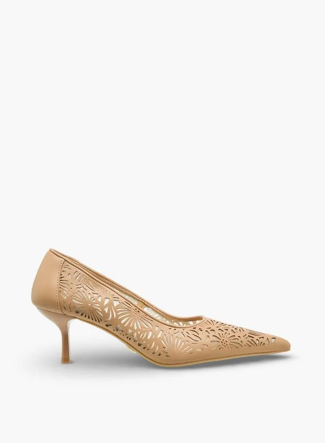 Celeste  Women Laser Cut Pumps for Women | Best Price UAE