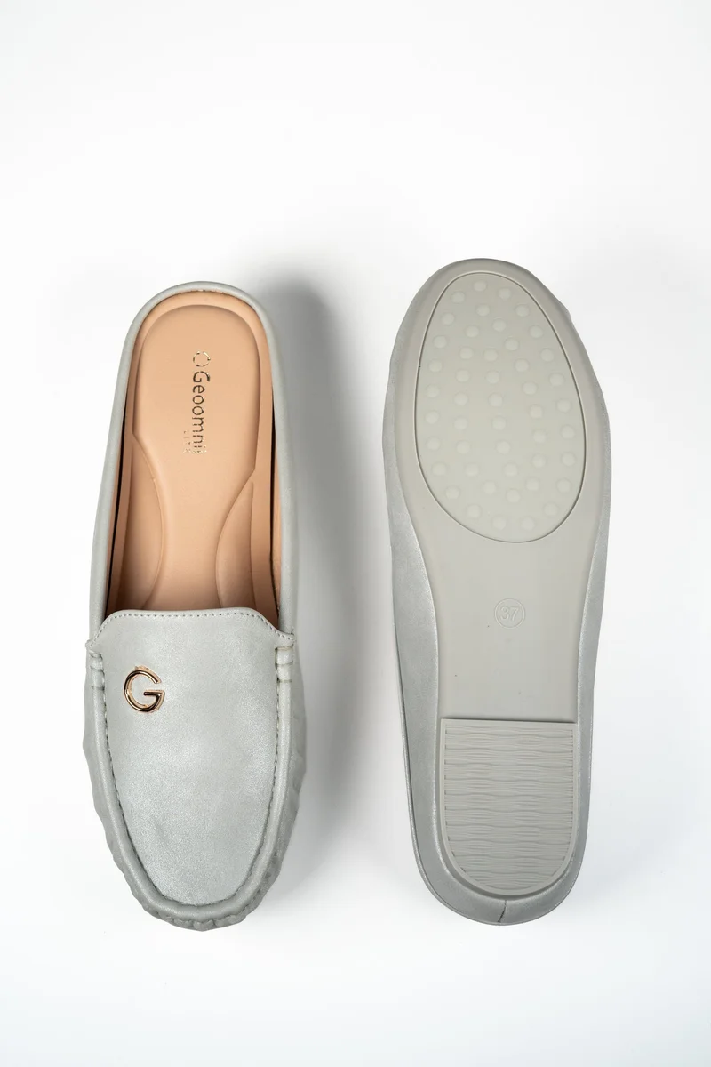Geoomnii Geoomnii Closed Flat Shoes for Women – Comfortable Slip-On Ballet Flats for Office, Daily Wear & Casual Use