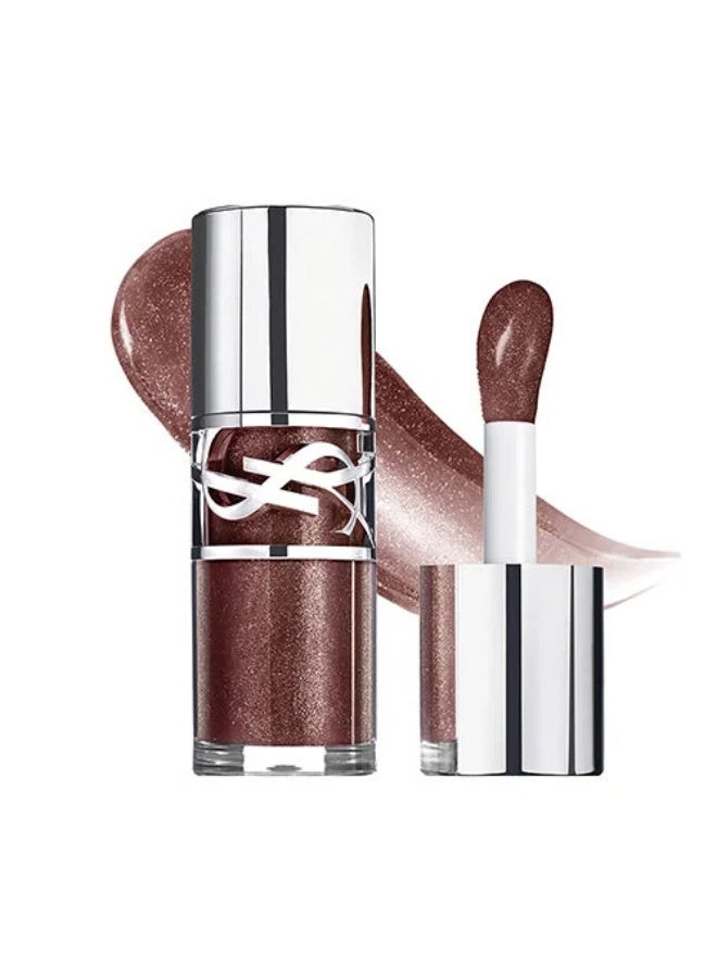 Yves Saint Laurent YSL Loveshine Plumping Lip Oil Gloss 6 Espresso Stardust 6ml – Hydrating Glossy Lip Oil for Plump Shiny Lips - Image 2
