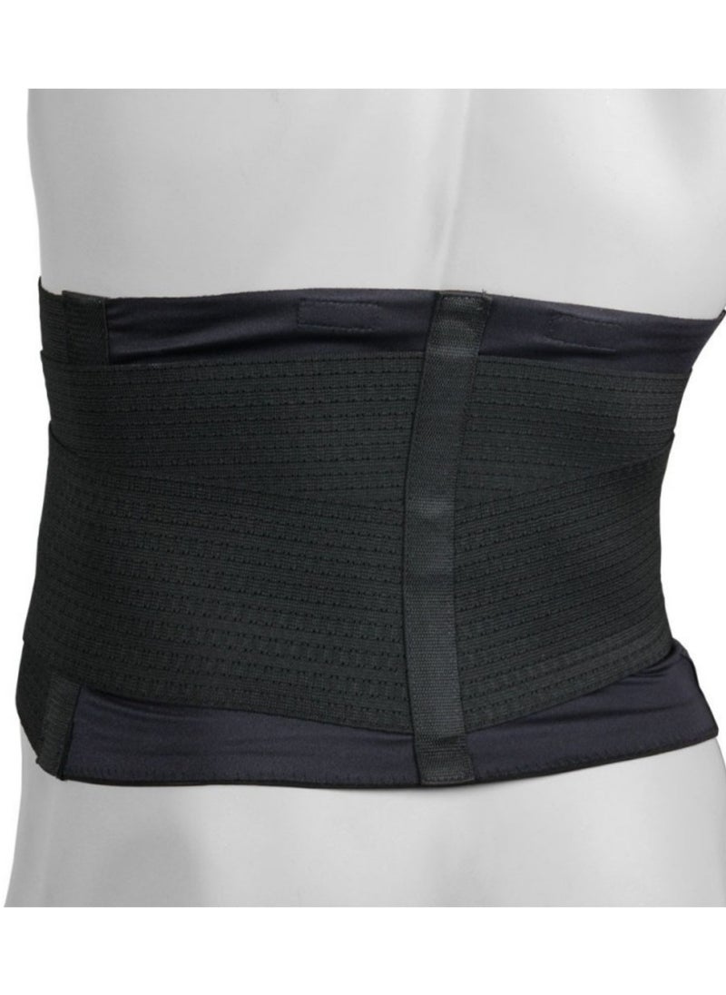 LOHMANN RAUSCHER - Velpeau EPX Back Brace Support Basic Stabilising lumbar orthosis with insert and tensioning straps, Black, Size Large - Image 1