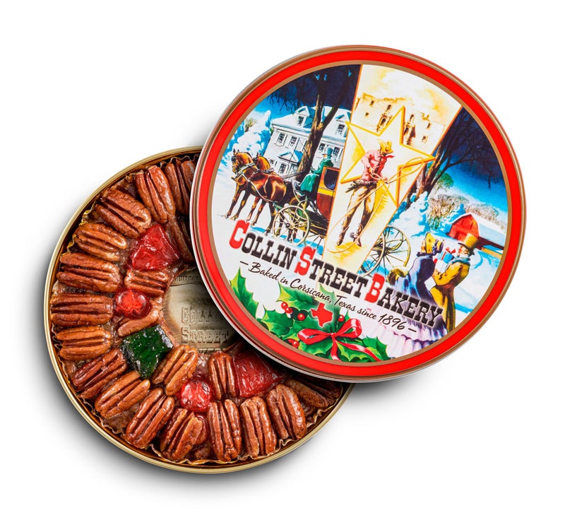 كيكة الفواكه الفاخرة من مخبز كولين ستريت في علبة هدايا قابلة للجمع - Image 1