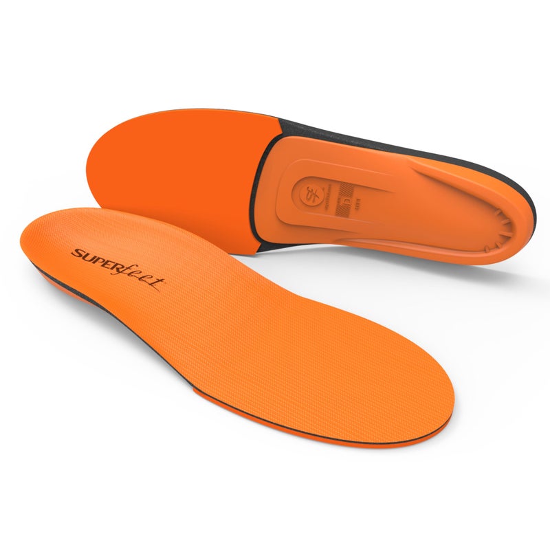 Superfeet All-Purpose High Impact Support Insoles (Orange) - Trim-To-Fit Orthotic Arch Support Shoe Inserts - Professional Grade - Men 11.5-13 / Women 12.5-14 - Image 1