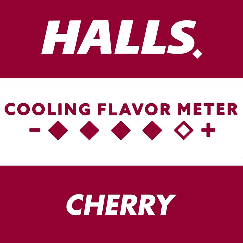 Halls Relief Cherry Cough Drops Value Pack 140 Drops Pack of 5 - Image 5