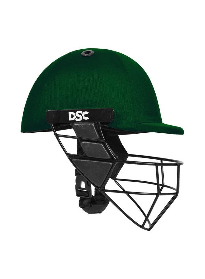دي أس سي خوذة الكريكيت DSC Avenger PRO Premium للرجال والأولاد (شبكة فولاذية ثابتة | حزام دعم الظهر | واقي للرقبة | خفيفة الوزن | المقاس: متوسط (أخضر) - Image 3