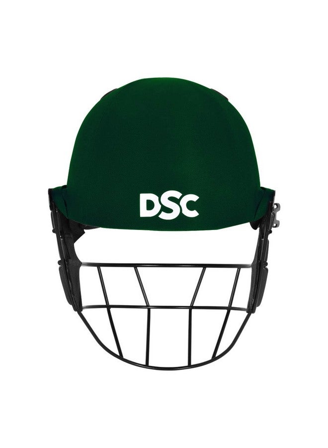 دي أس سي خوذة الكريكيت DSC Avenger PRO Premium للرجال والأولاد (شبكة فولاذية ثابتة | حزام دعم الظهر | واقي للرقبة | خفيفة الوزن | المقاس: متوسط (أخضر) - Image 5