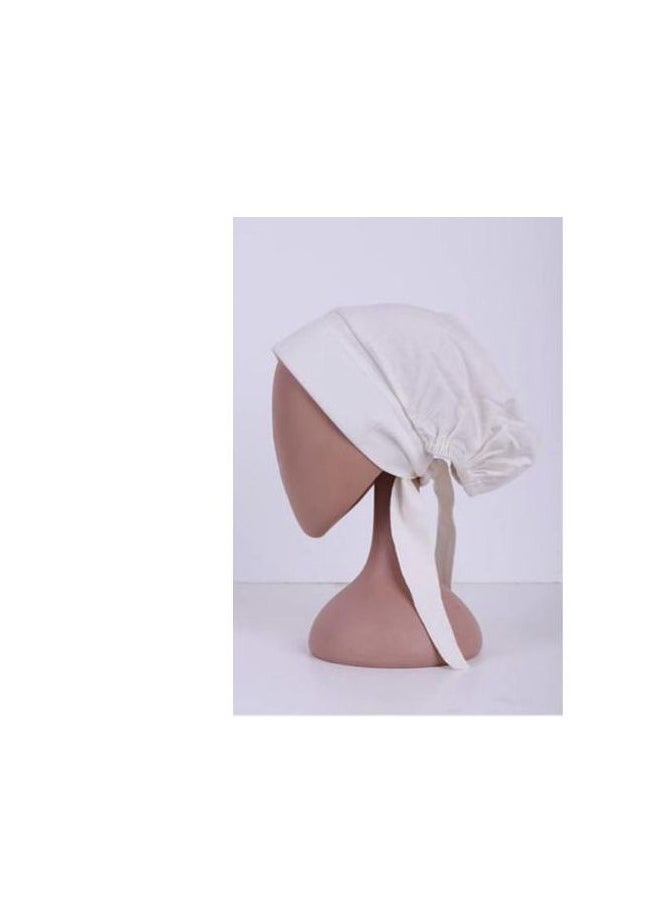 Generic - Full cotton hijab headband with front support - elastic and tie at the back - 3 pieces - Image 1