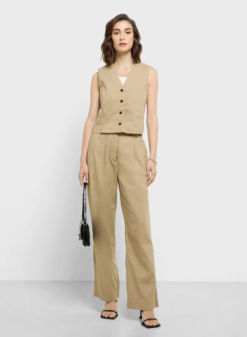 ايلا Basic Vest & Pant Set