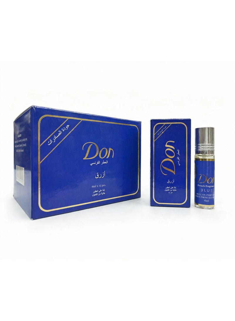 Don Roll-On Perfume - Nayla Blue - 6ml (Pack of 12)