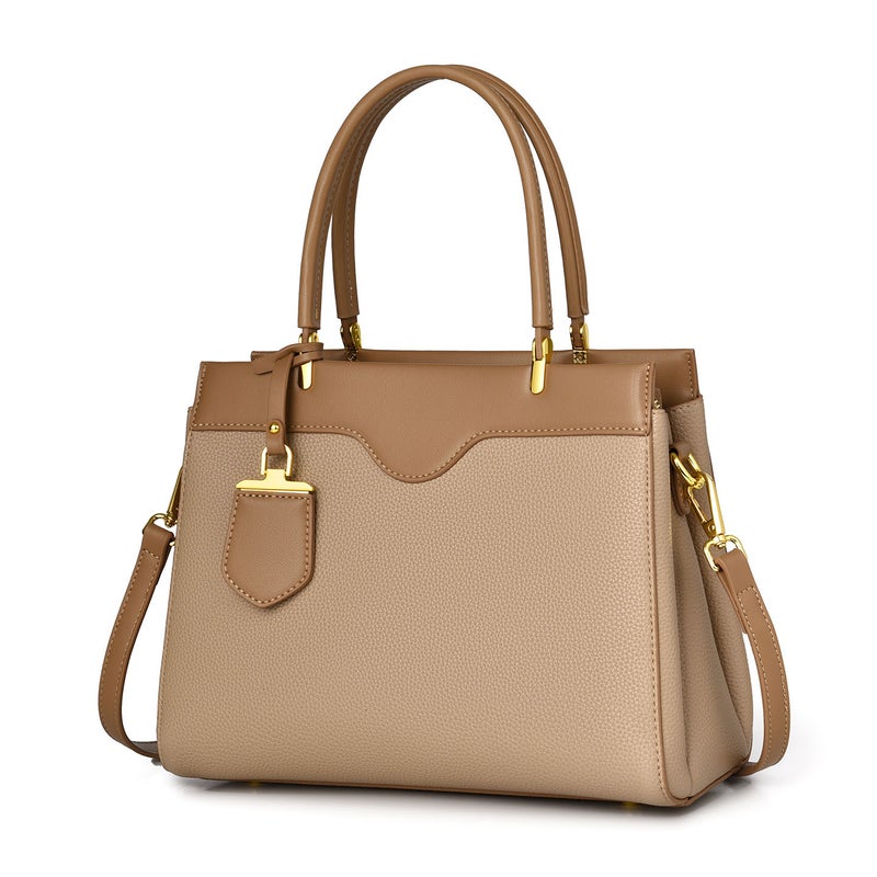Colorblock Tote Bag for Women Large Capacity - Image 1