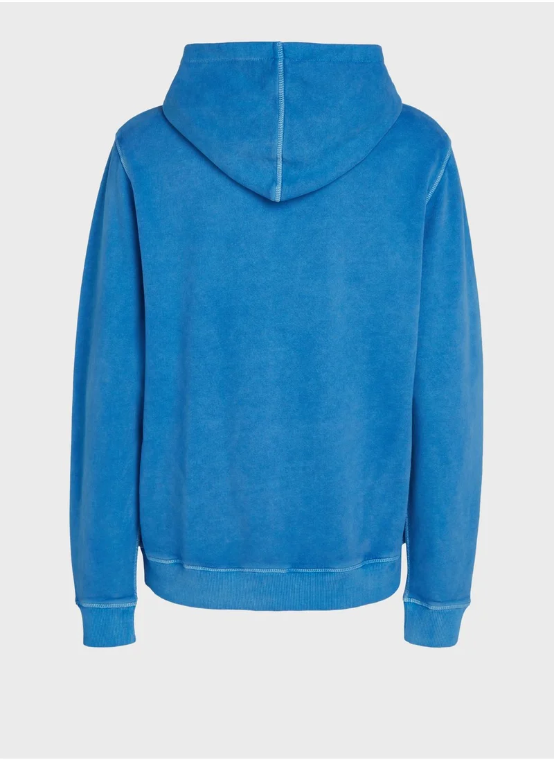 TOMMY JEANS Logo Linear drawstring Hoodie