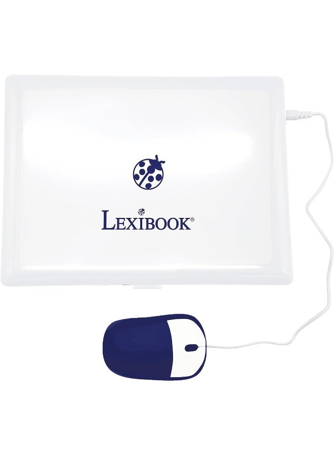 Lexibook Bilingual Educational Laptop for Kids (French/English) with 170 Interactive Learning Activities, Large Screen Children's Learning Computer Toy for Languages, Mathematics, Logic, Typing Skills, Clock Reading, Music and Games, STEM Early Learning Laptop for Boys and Girls - Image 2