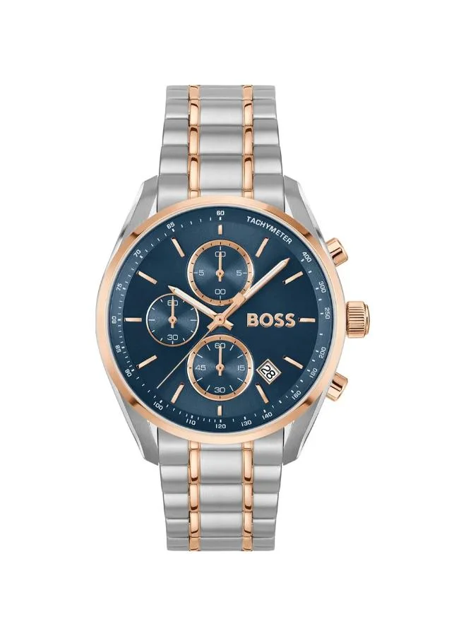 BOSS Chronograph Quartz Watch GRAND PRIX steel Bracelet
