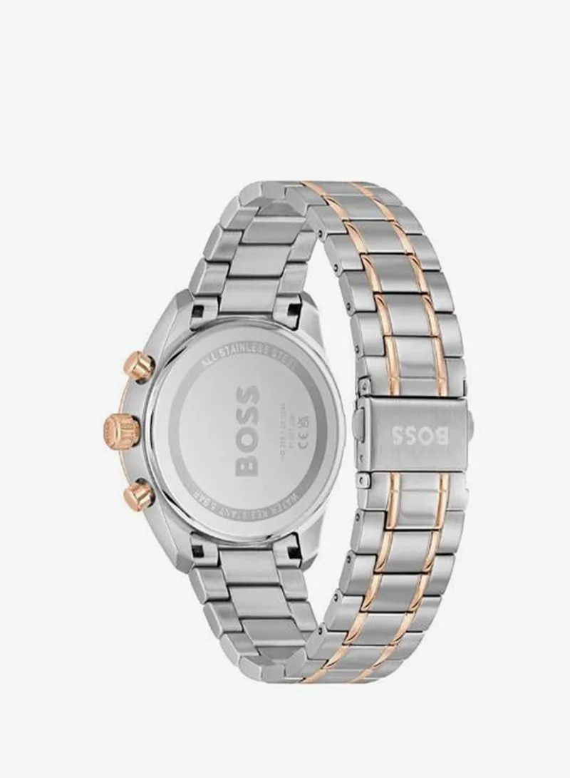 BOSS  Chronograph Quartz Watch GRAND PRIX steel Bracelet for Men | Best Price UAE