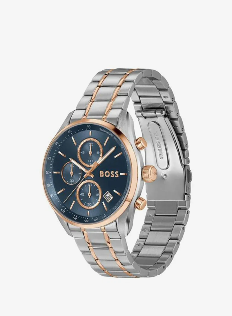 BOSS Chronograph Quartz Watch GRAND PRIX steel Bracelet